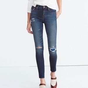 Madewell 9 inch high riser skinny skinny Jean